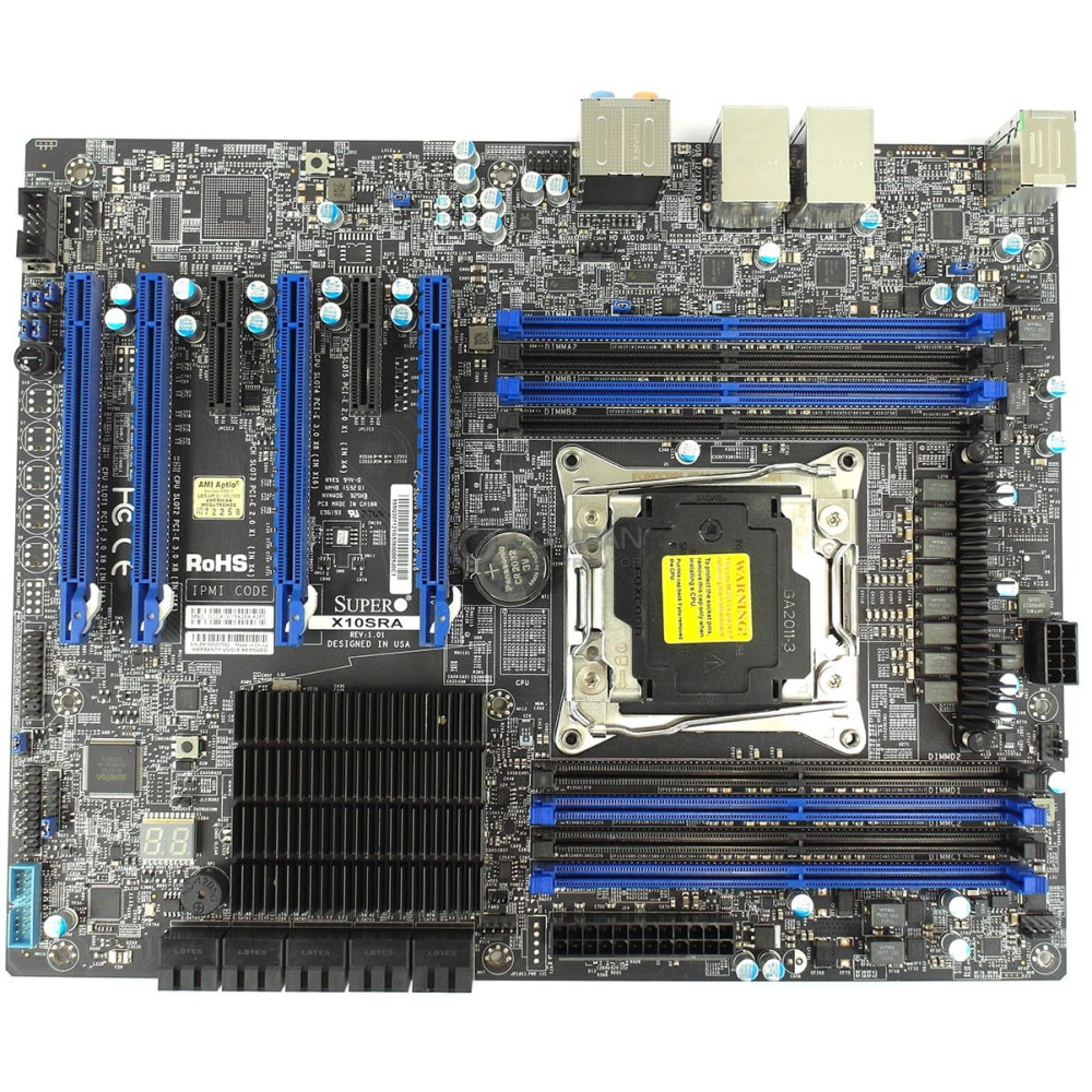 X10SRA SUPERMICRO MAINBOARD X10SRA LGA2011/ INTEL C612/ DDR4/ SATA3&USB3.0 MBD-X10SRA-B